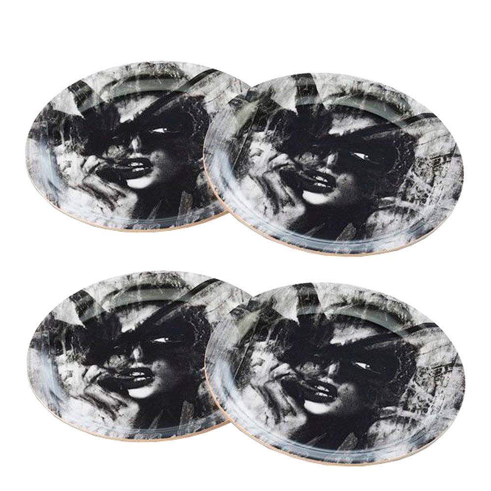 Glasunderlägg Looking For You 4-pack