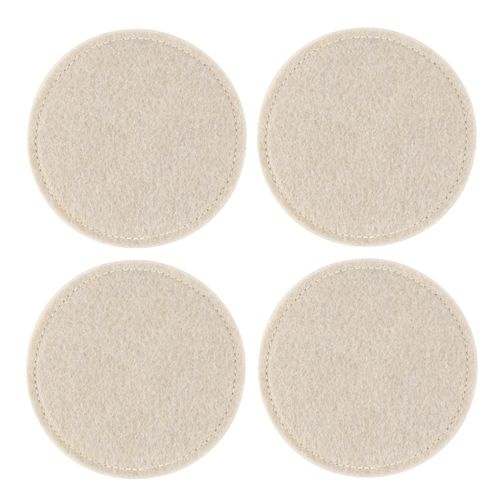 Nuno Glasunderlägg 10 cm 4-pack Beige
