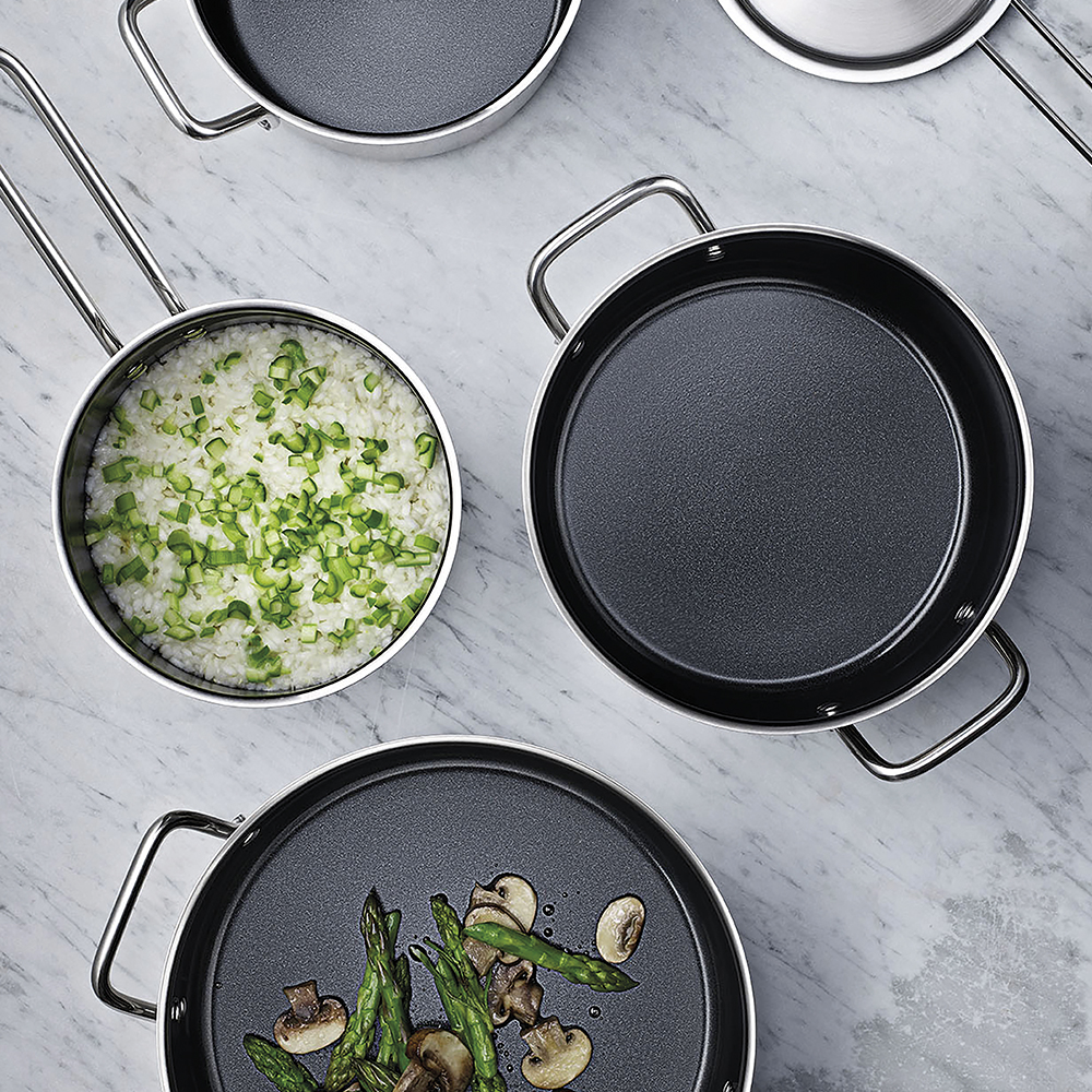 Eva Trio Wokpanna Keramiskt Stål 32 cm