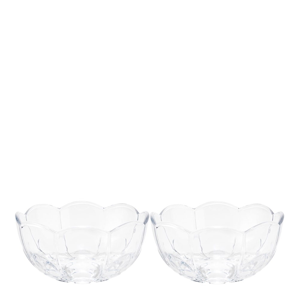 Lily Skål 13 cm 2-pack Klar