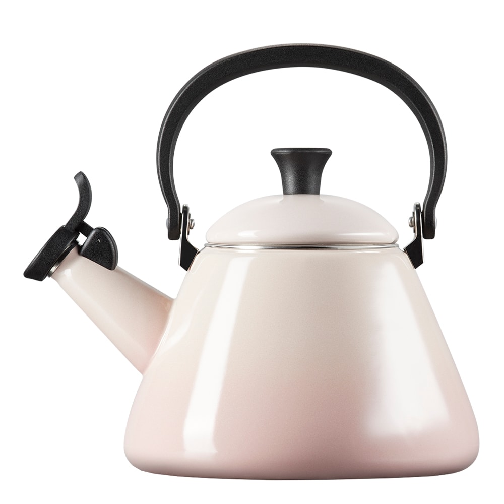 Kone Vattenkittel med vissla 1,6 L Shell Pink