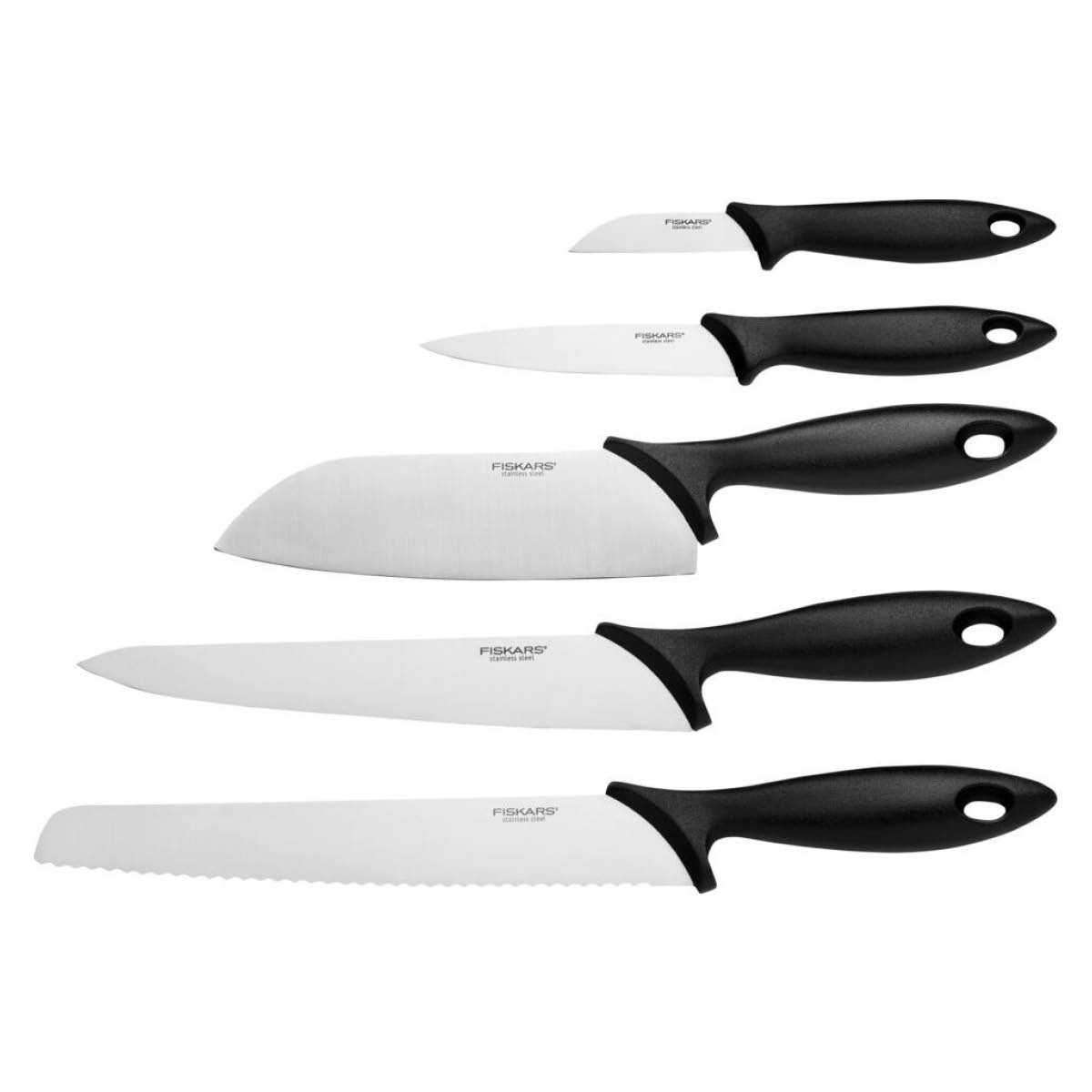Essential Knivblock med 5 Knivar