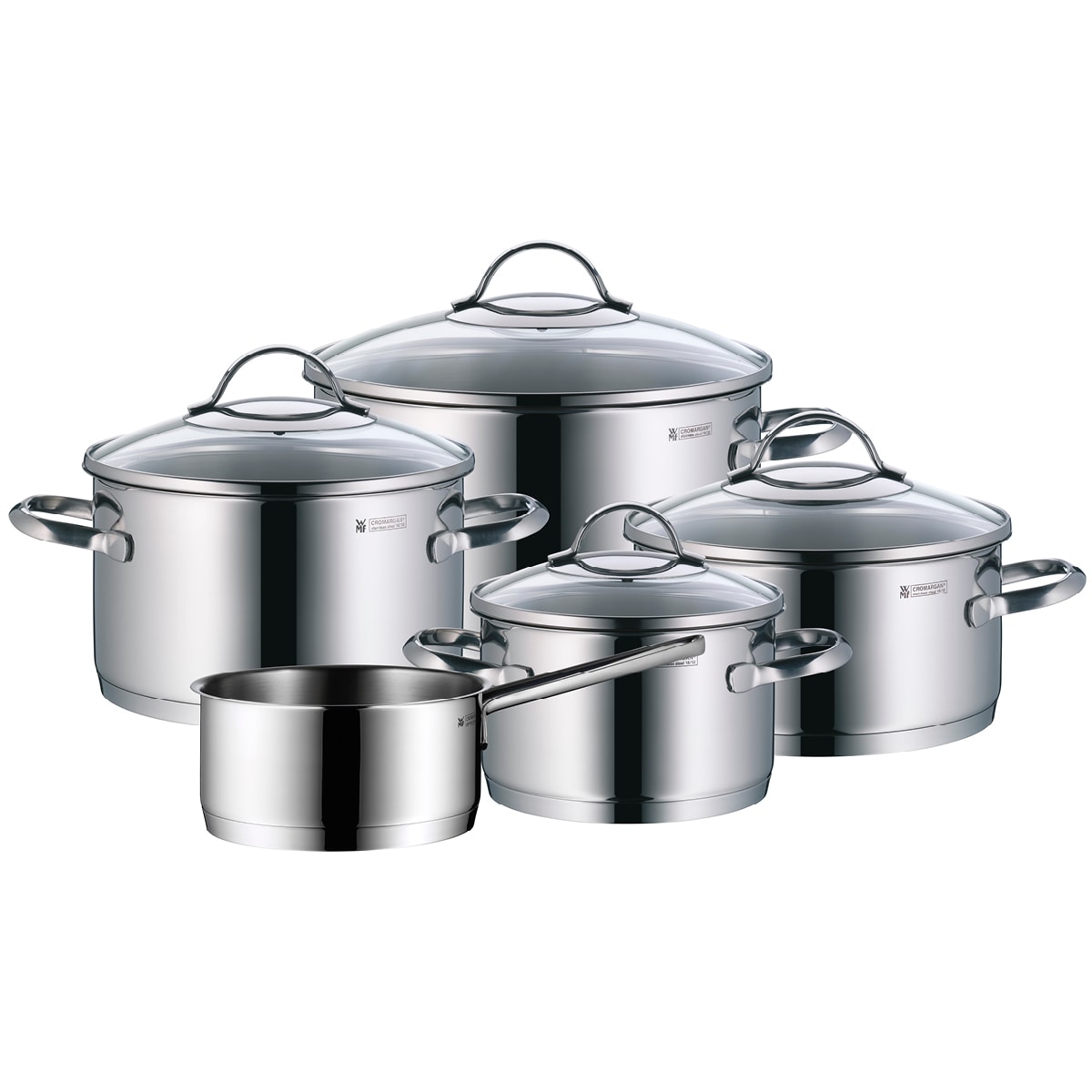 Provence Plus Grytset 5 delar Rostfri