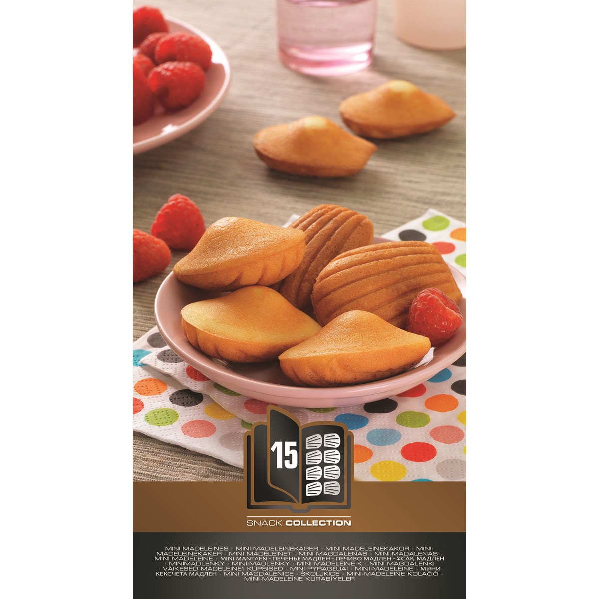 Box 15 Mini Madeleines Plattor 2-Pack