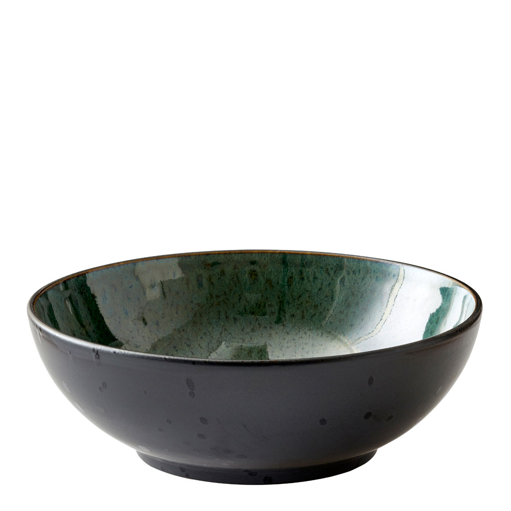 Salladsskål 24 cm Svart/Grön