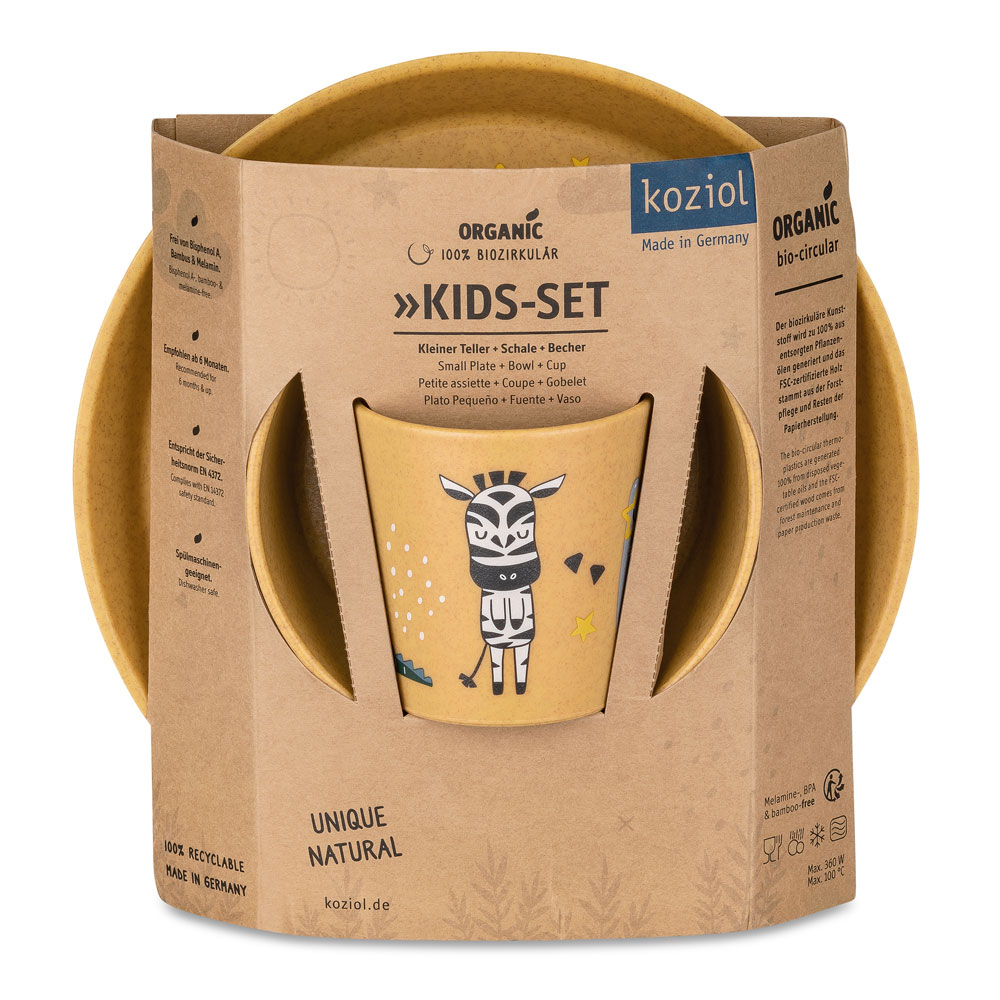 Connect Servis 3 delar Tallrik Skål Mugg Zoo