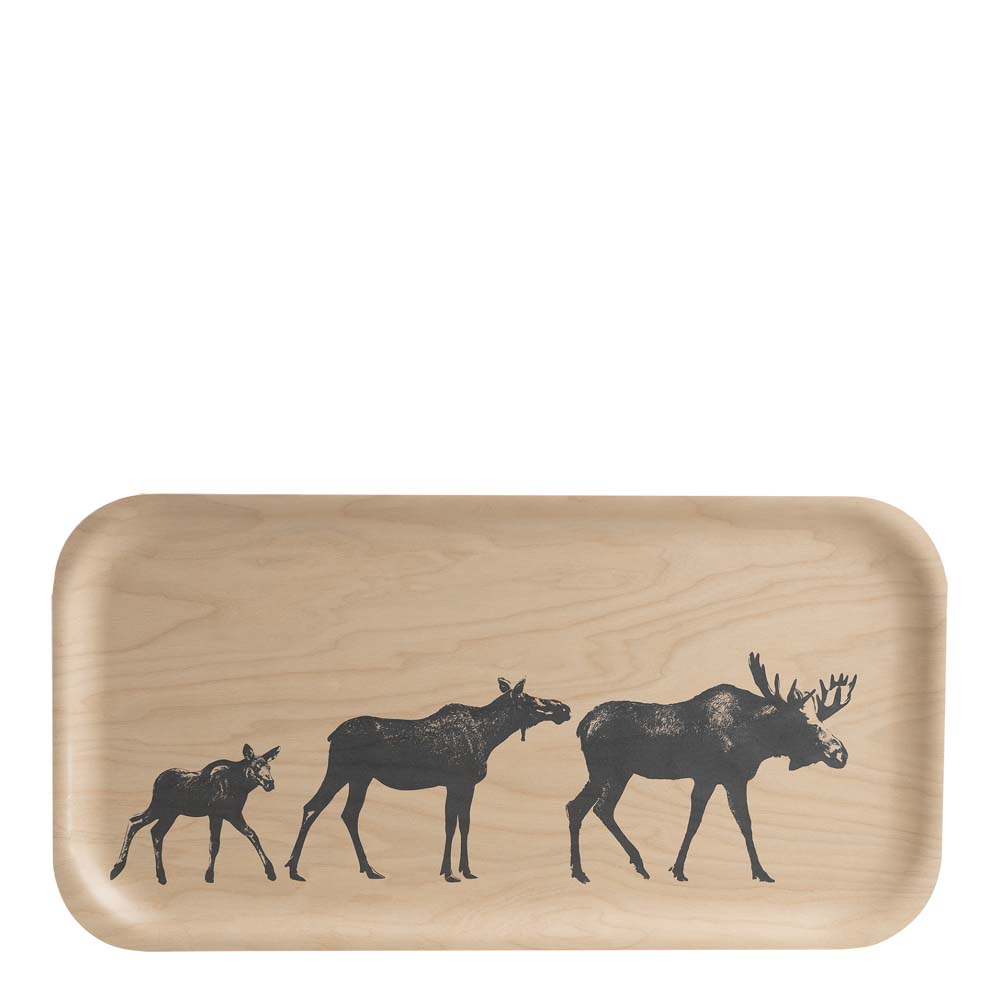 Nordic Bricka Älgfamiljen 43x22 cm