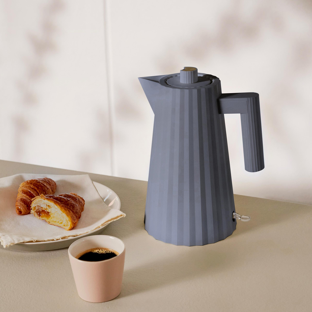 Plissé Vattenkokare 1,7 L Grå
