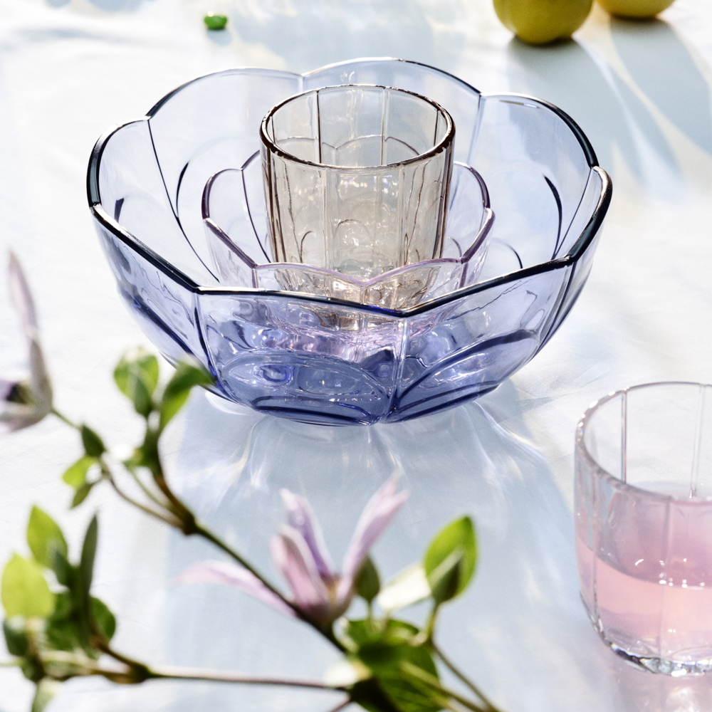 Lily Skål 23 cm Blue Iris