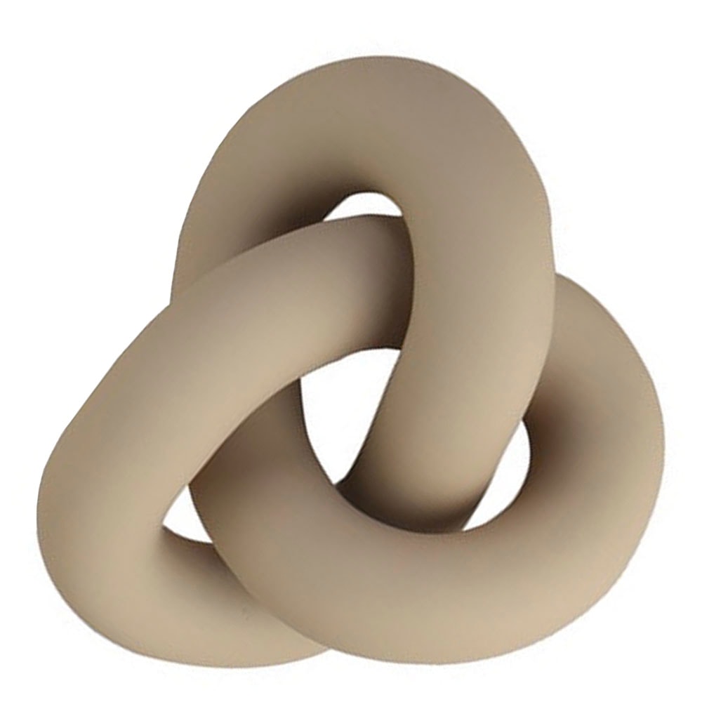 Knot Table Skulptur 6 x 11,5 x 9 cm Sand