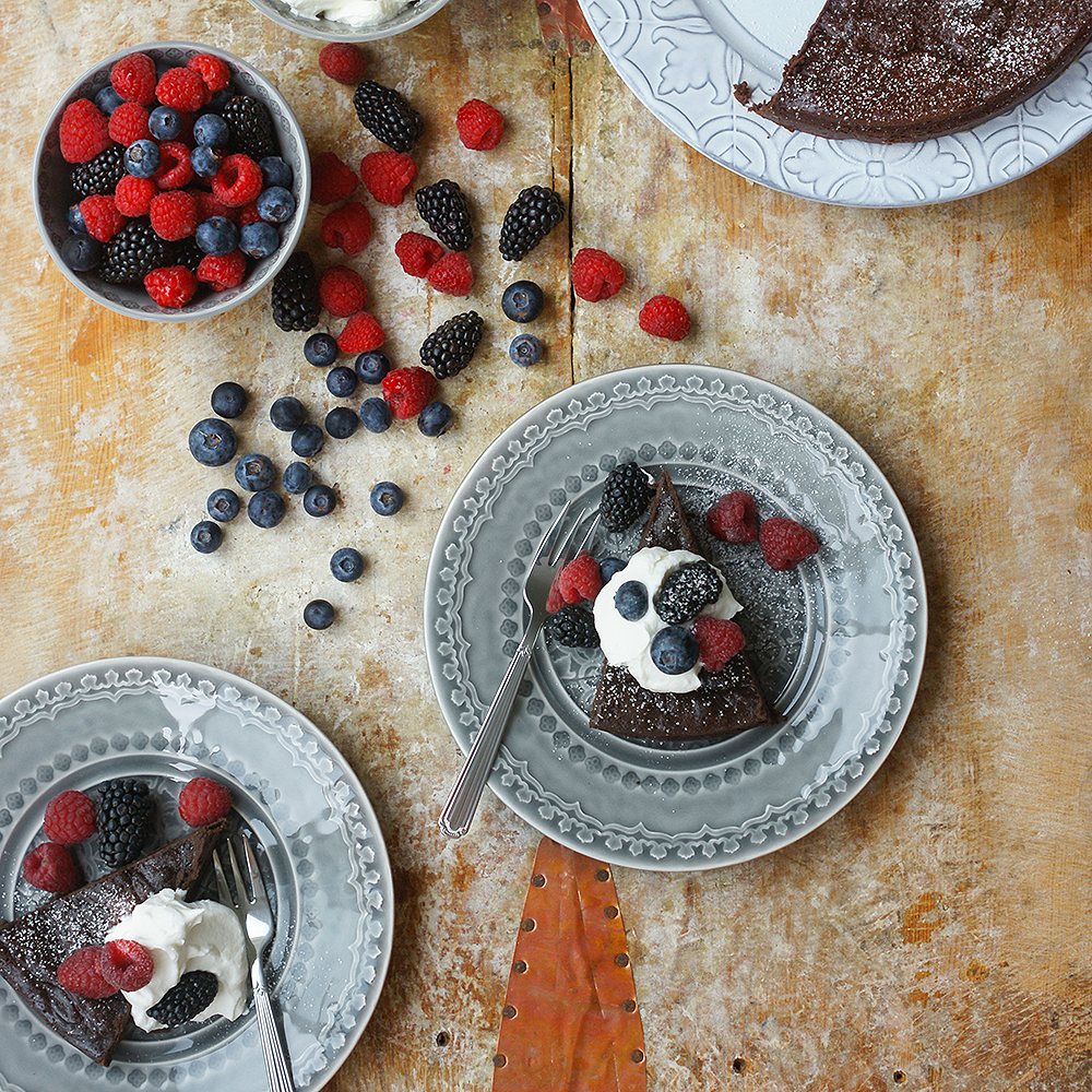 Rua Nova Tallrik flat 22 cm Grå