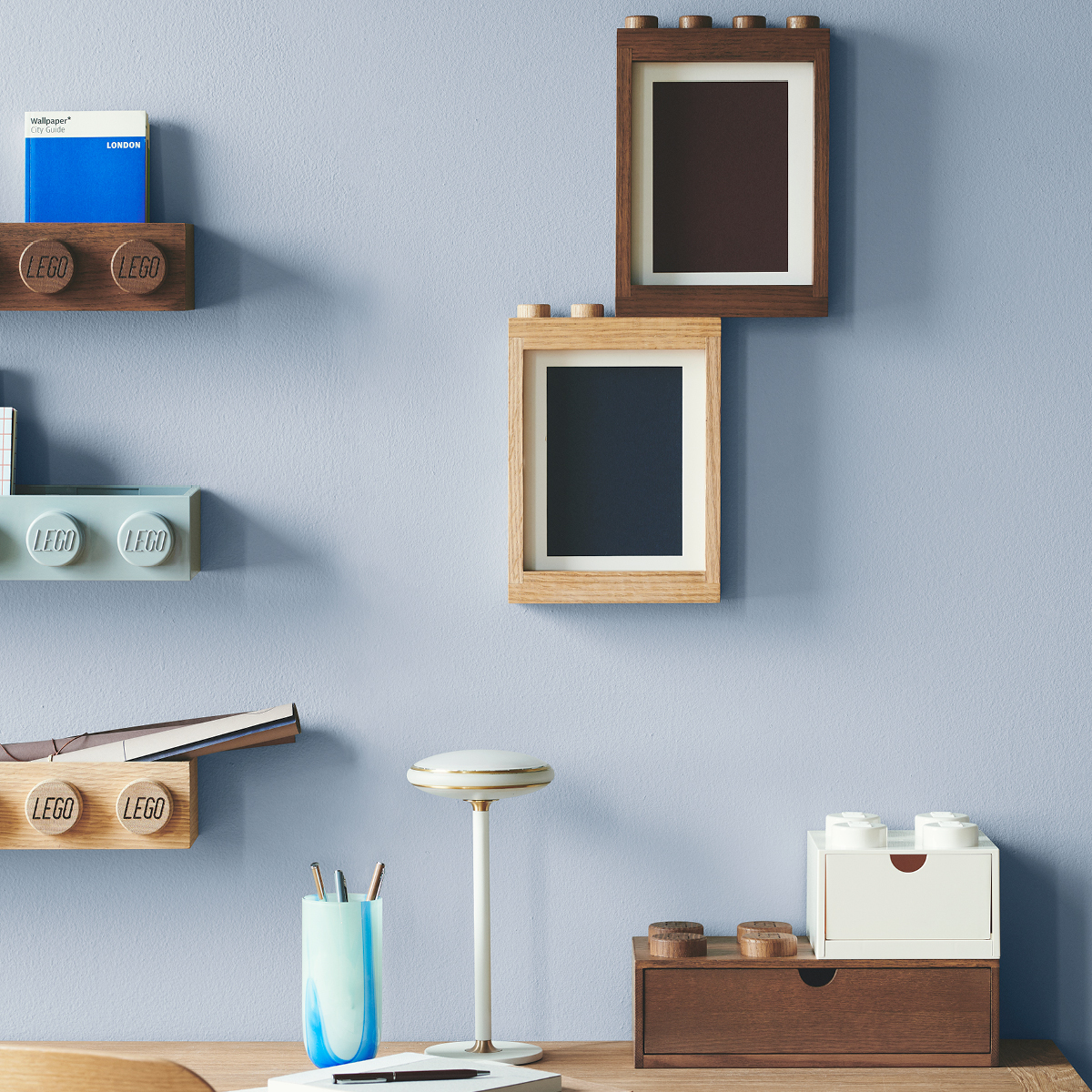 Tavelram 1x4 Mörk Ek