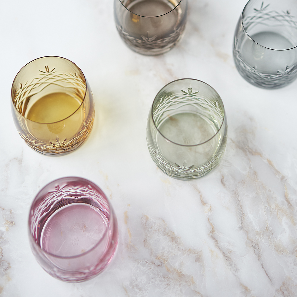 Crispy Aqua Glas 23 cl 2-pack Grön