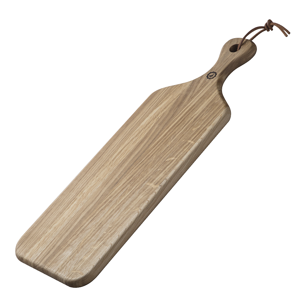 Signerat Skärbräda Ek 52x17x1,9 cm
