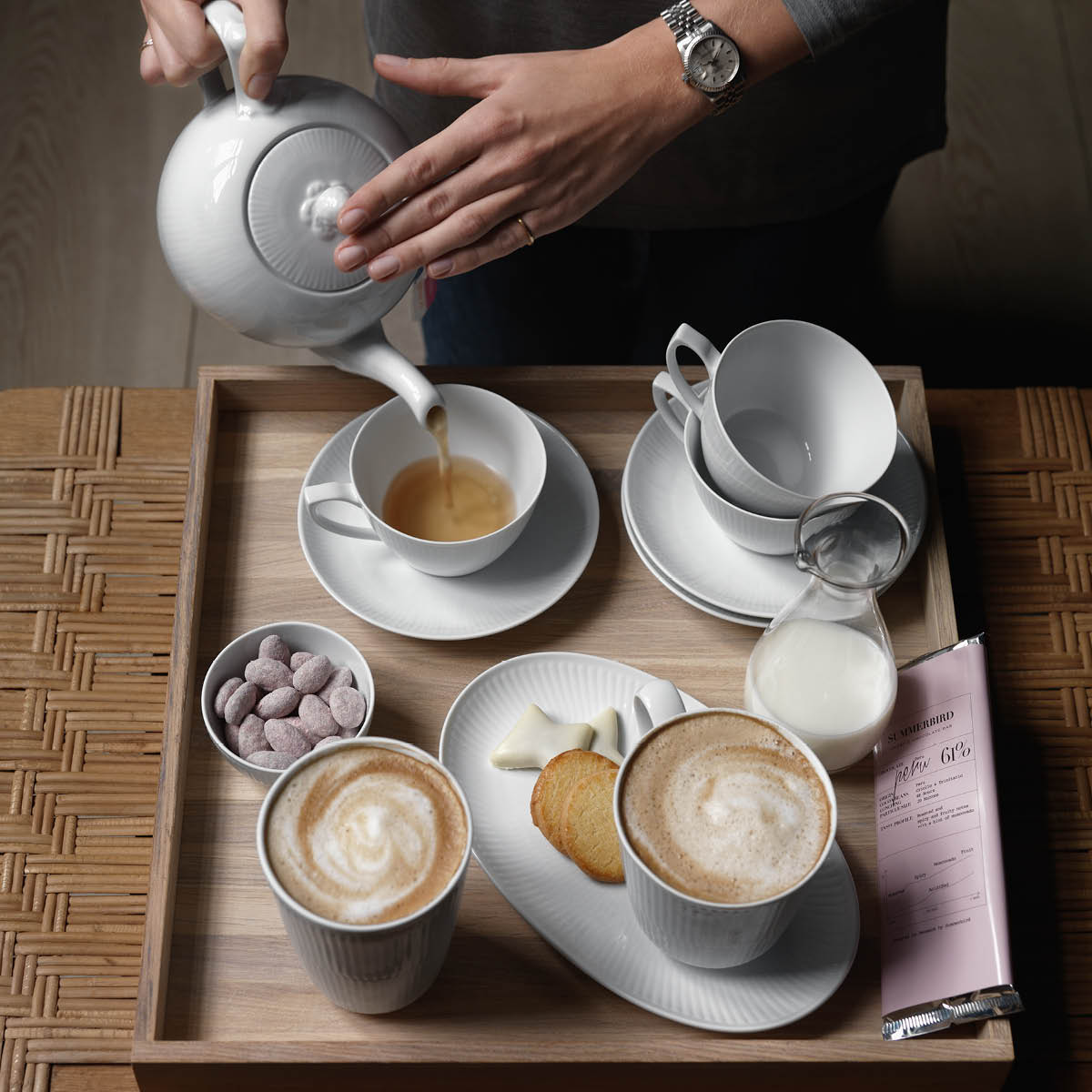 White Fluted Termomugg 39 cl