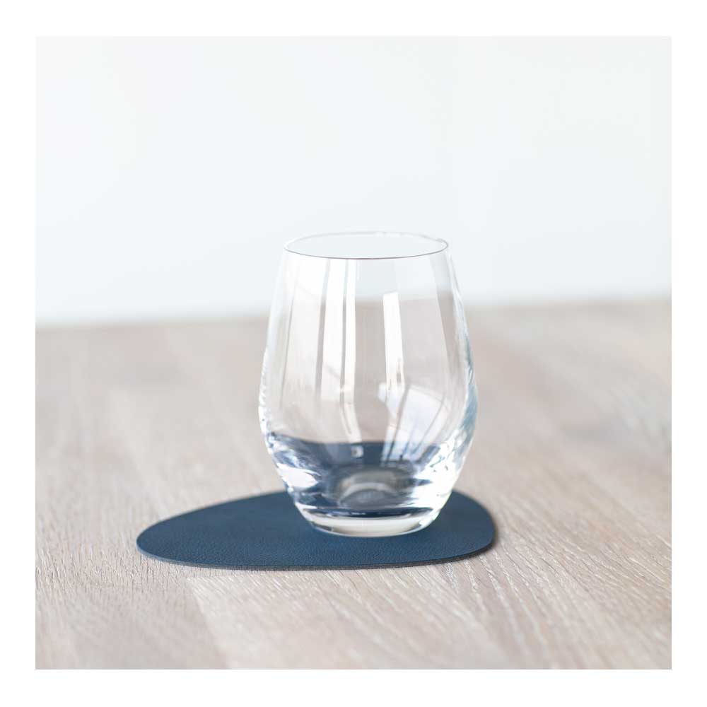 Curve Glasunderlägg 11x13 cm Midnattsblå