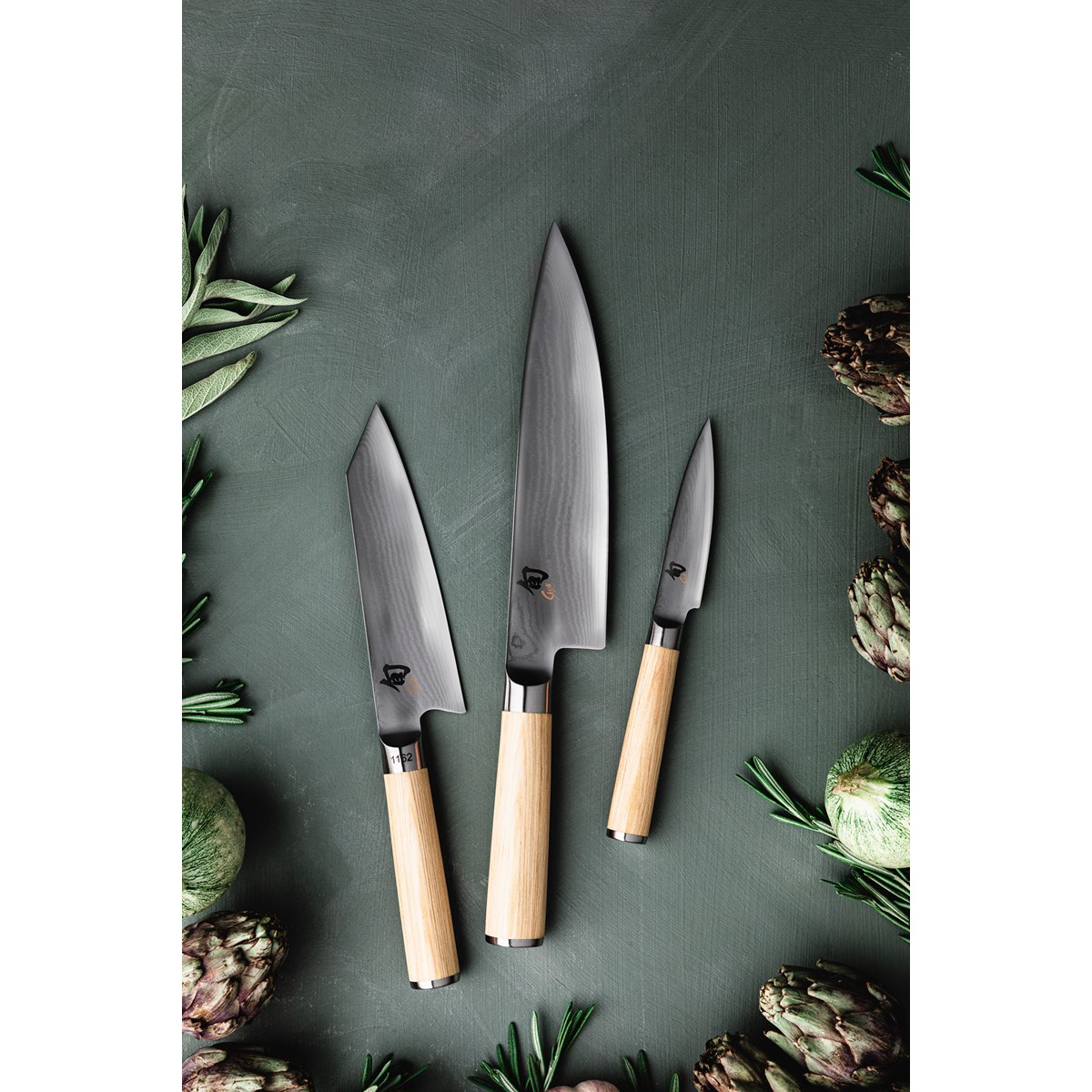Shun Classic White Petty Skalkniv 9 cm Rostfri