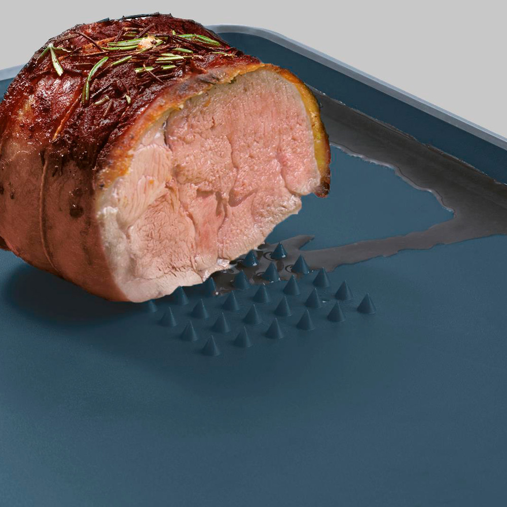 Cut & Carve Sky Skärbräda 37,5x29,5 cm Blå