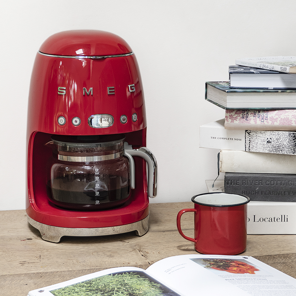 Smeg 50's Style Kaffebryggare Röd