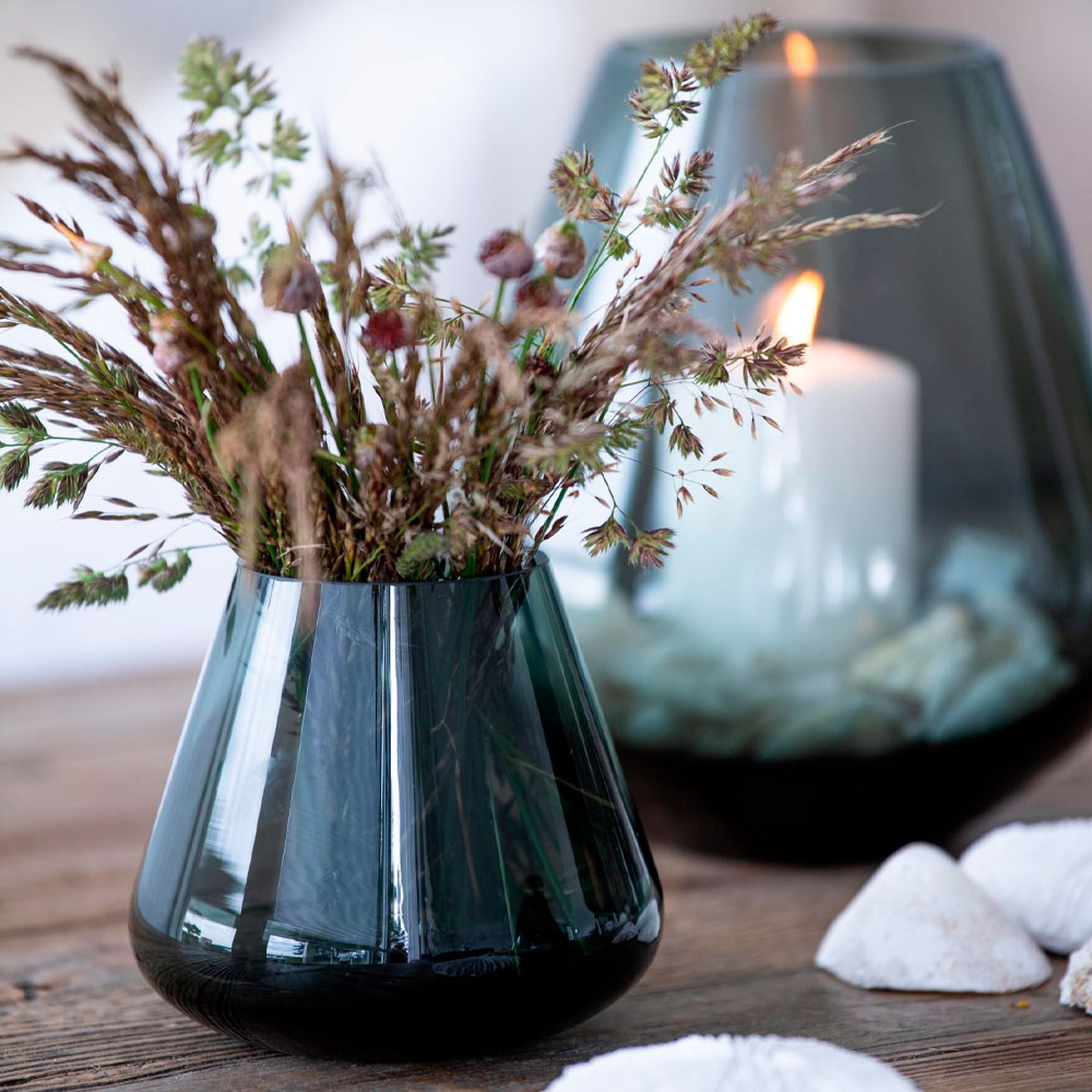 Rocks Vas 12 cm Grå