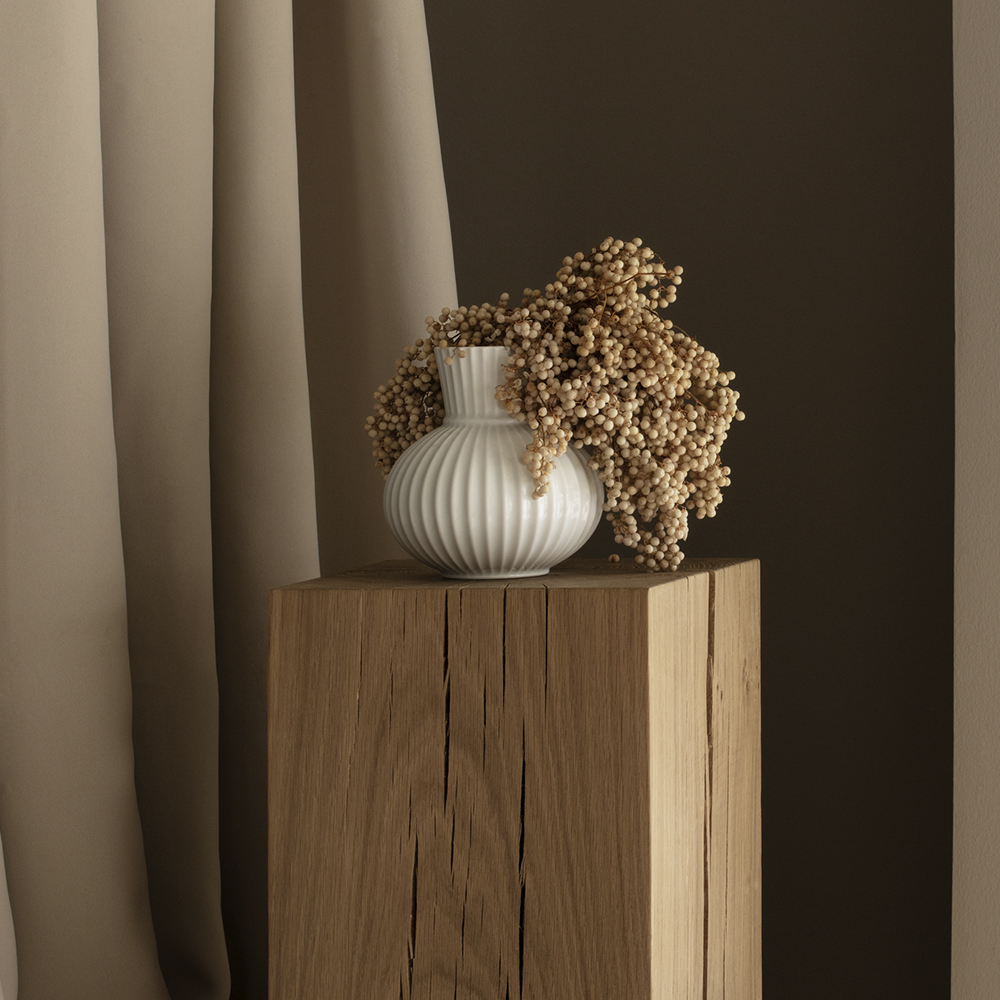 Lyngby Tura Vas 14.5 cm Vit