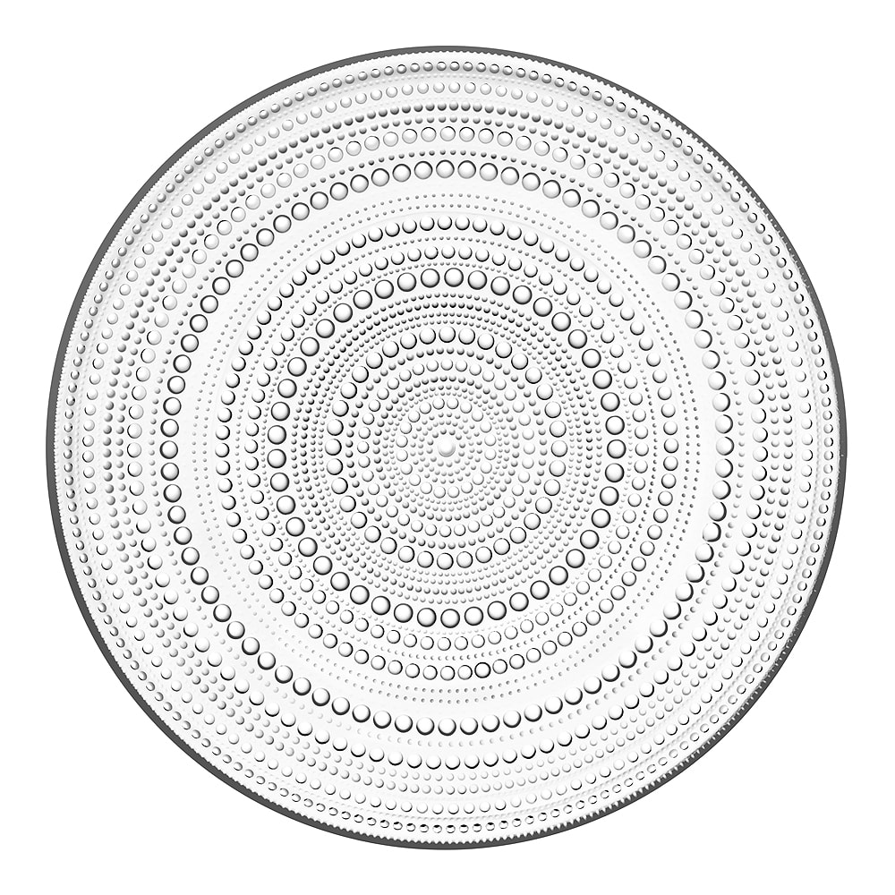 Kastehelmi Tallrik flat 31,5 cm Klar