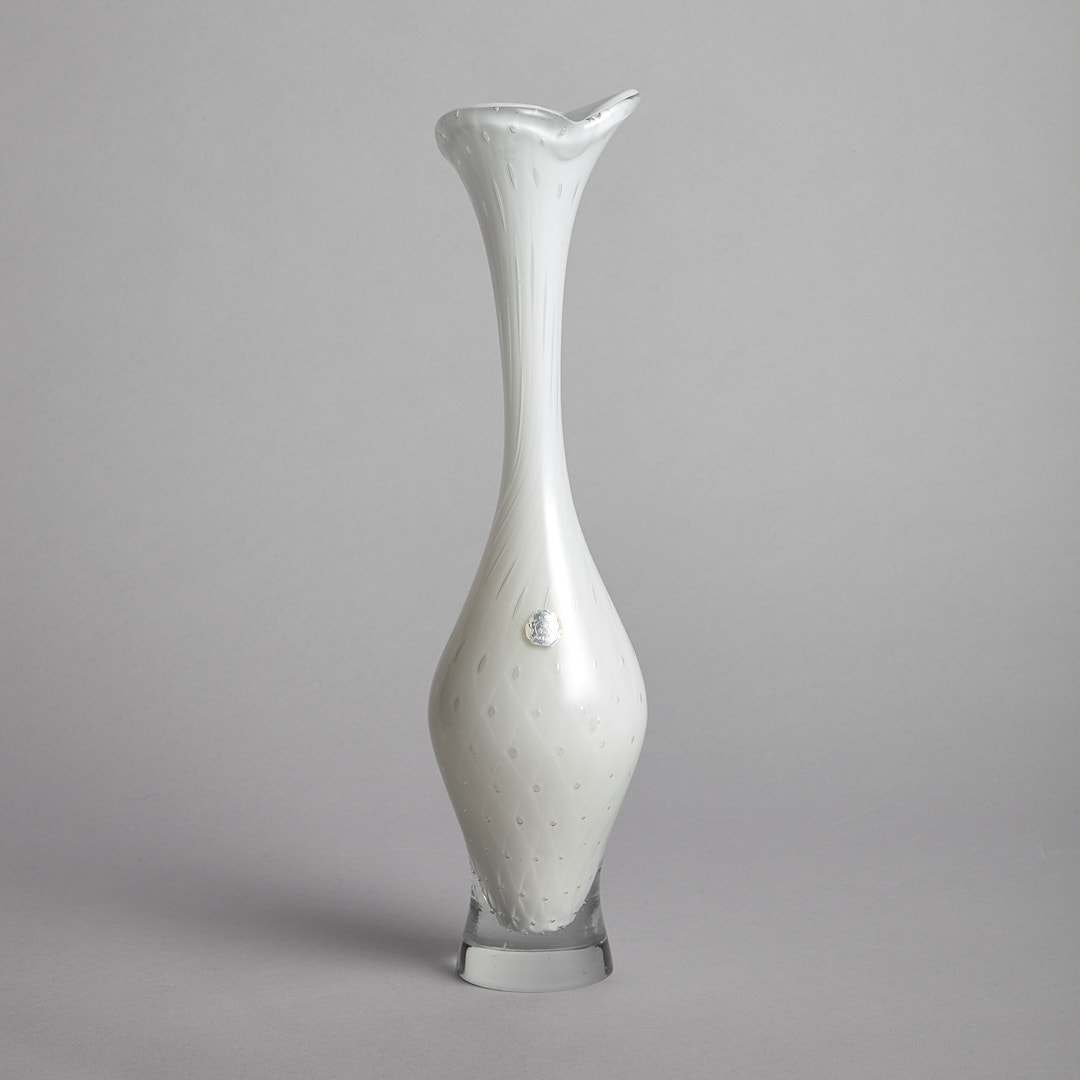 SÅLD Vas i Vitt Glas