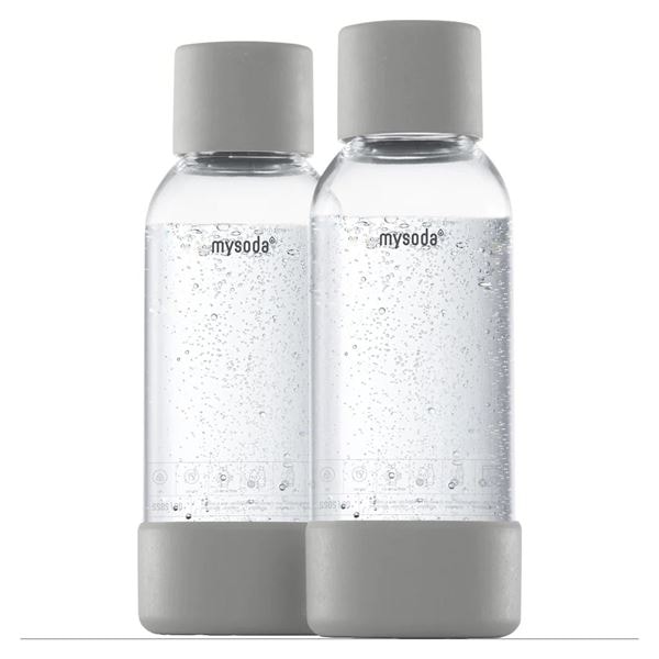 Flaska till Kolsyremaskin 2-pack 0,5 L Gray
