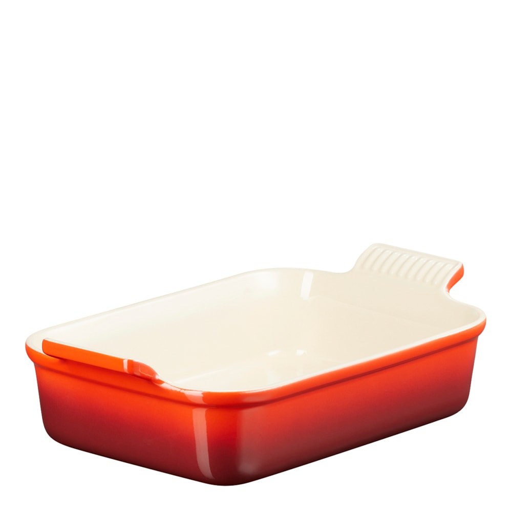 Heritage Rektangulär Form 26x19 cm Cerise