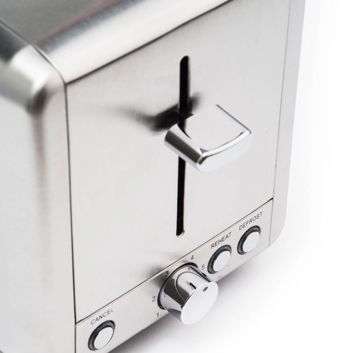 Brödrost 2 Skivor Rostfri