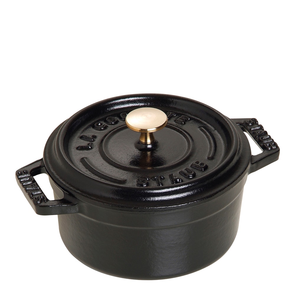 Gryta 0,25 L rund Svart