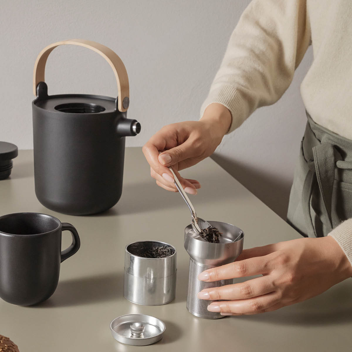 Nordic Kitchen Termoskanna 1 L Svart