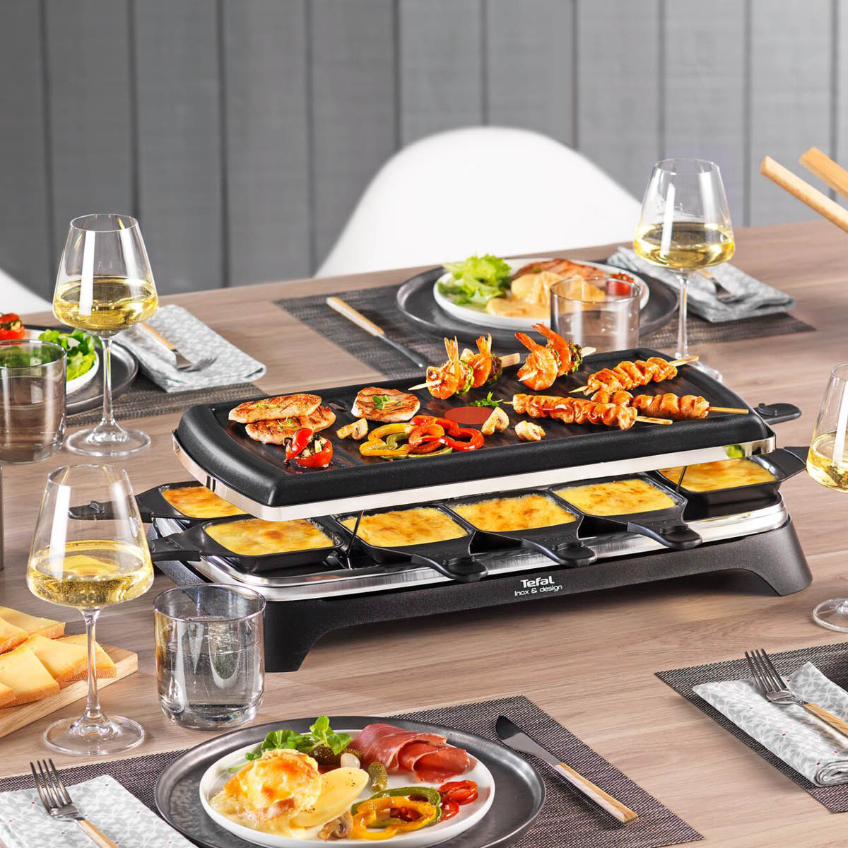 Raclette Grill Inox&Design Svart