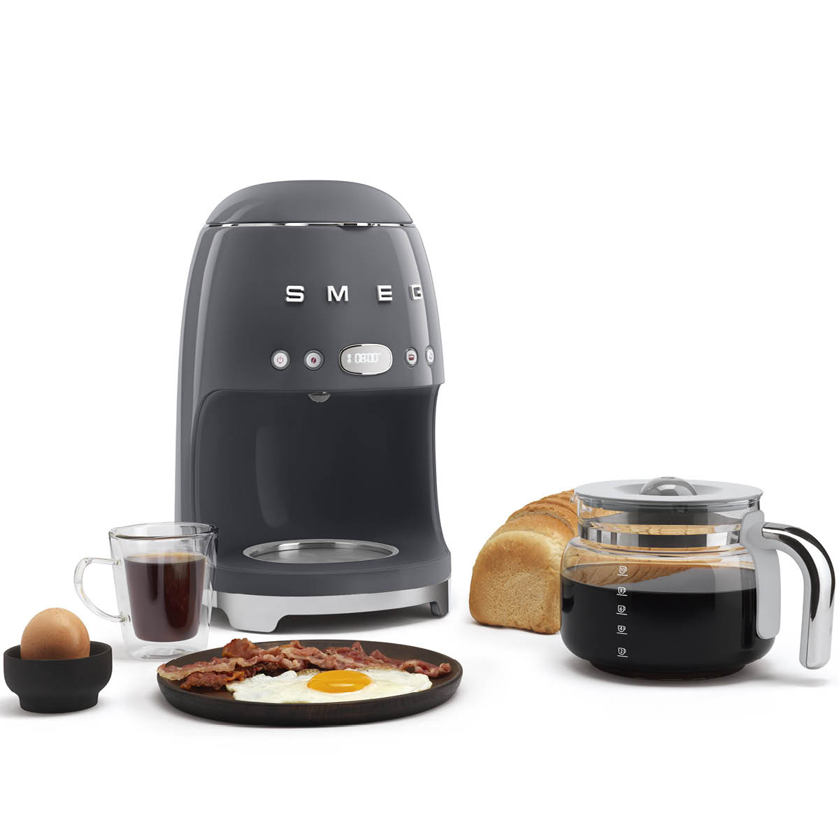 Kaffebryggare Dcf02 1,2L Grå