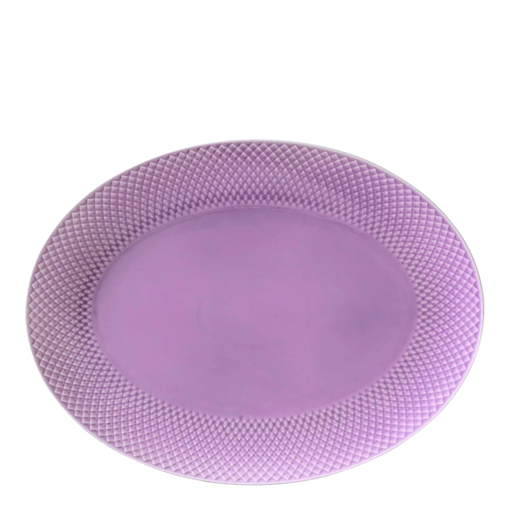 Rhombe Color Serveringsfat Ovalt 35x26.5 cm Ljuslila