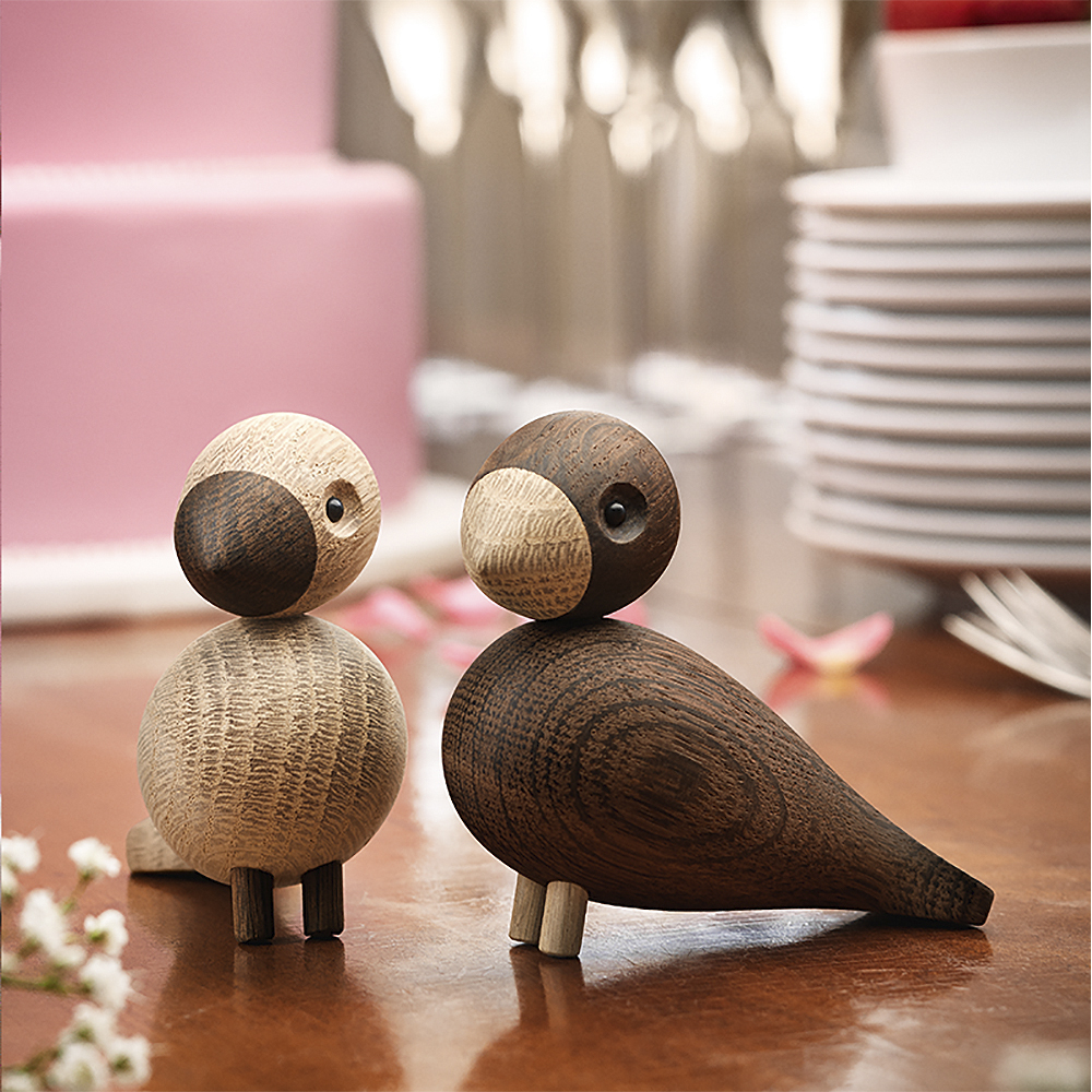 Kay Bojesen Lovebirds Trä Ek