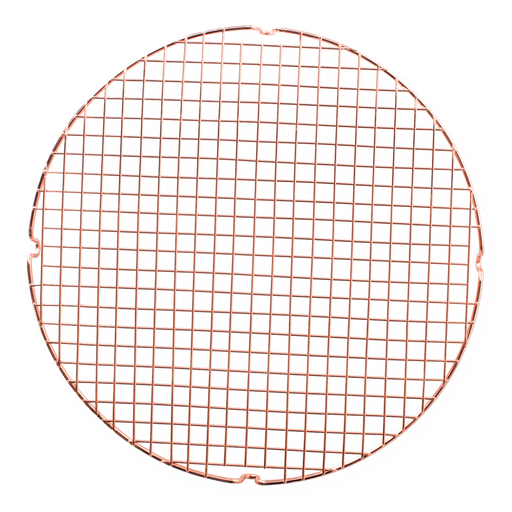 Avsvalningsgaller runt 33 cm Koppar