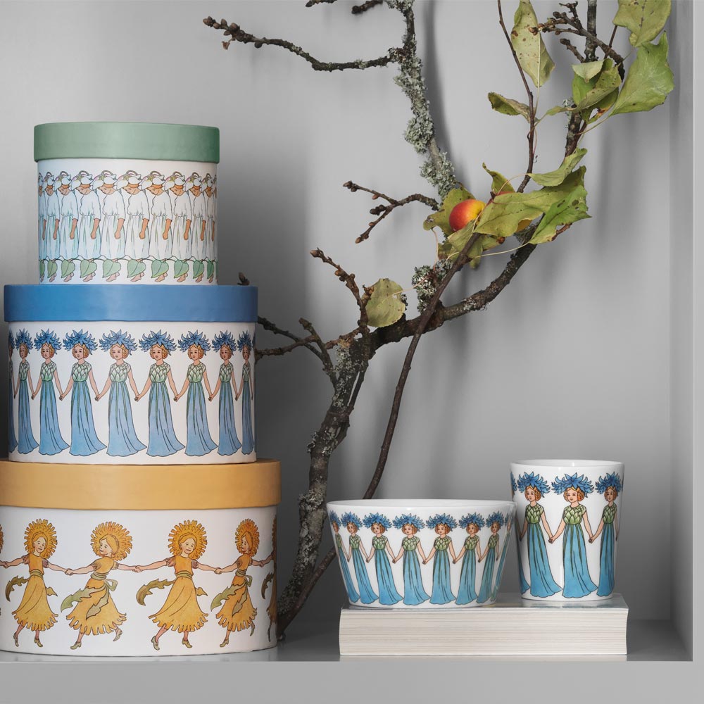 Elsa Beskow Skål 50 cl Blåklint