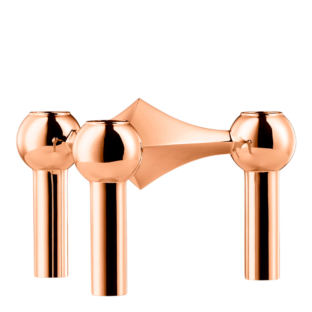 Stoff Nagel Ljusstake Rose Guld