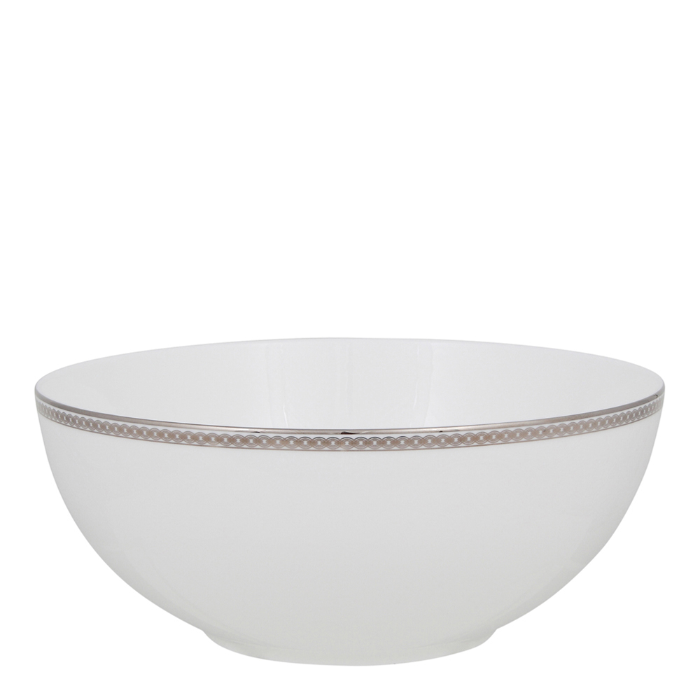 Silver Paisley Skål 19 cm Vit