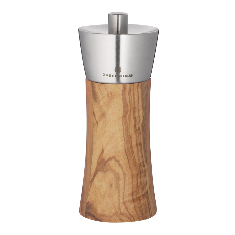 Augsburg Saltkvarn 14 cm Rostfri/Olivträ