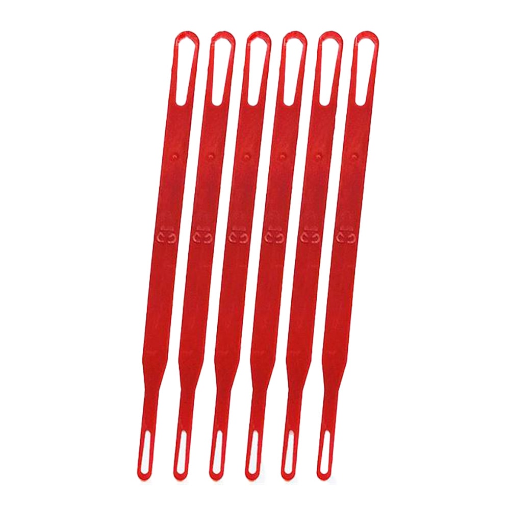 Petpinnar 6-pack Röd