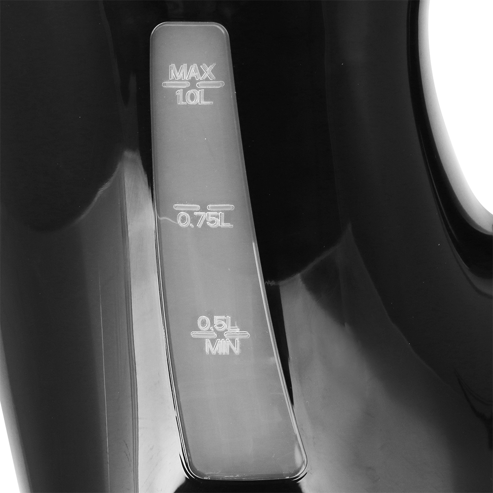 Vattenkokare 1 L Svart