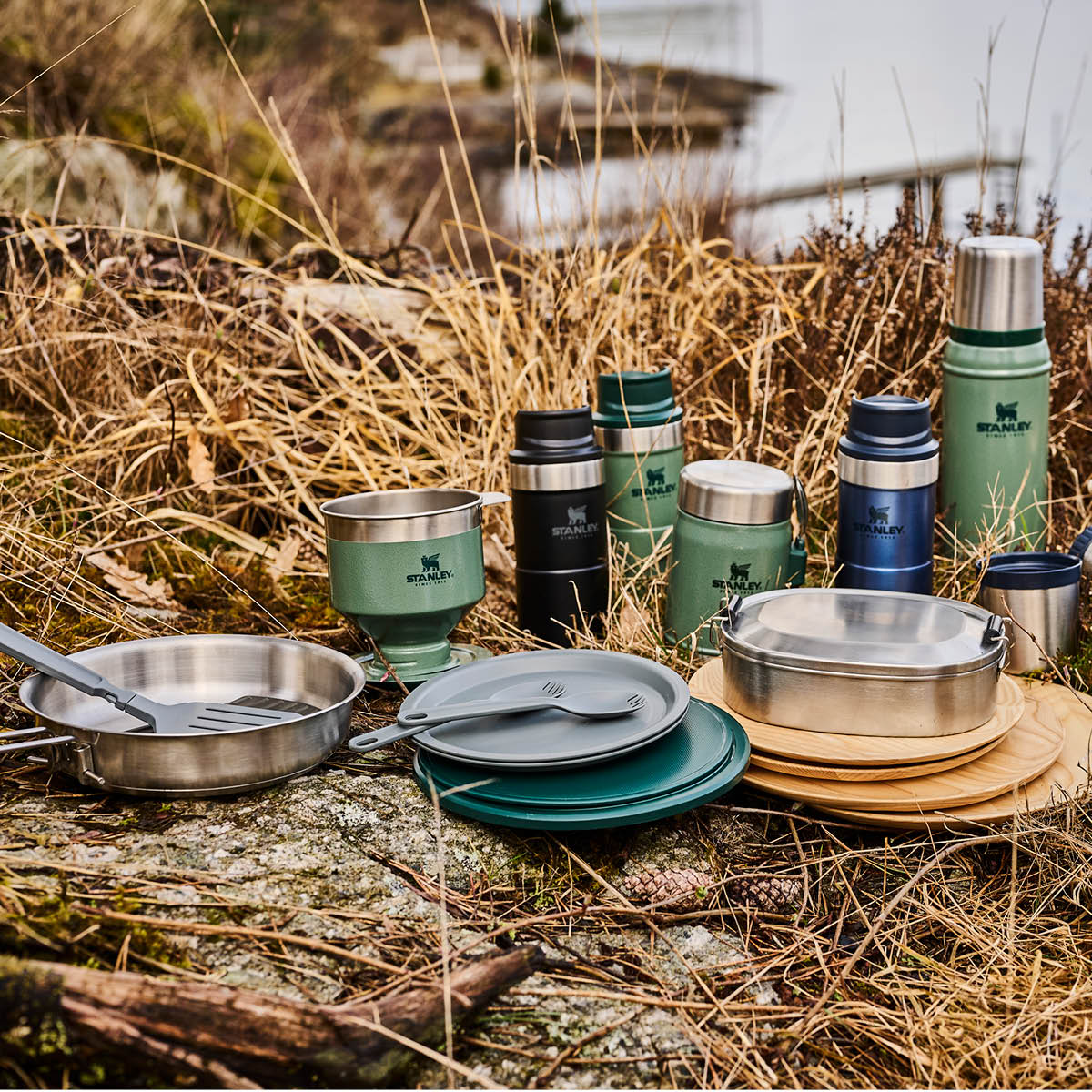 Adventure Stekpanneset 9-delar Grön/Rostfritt