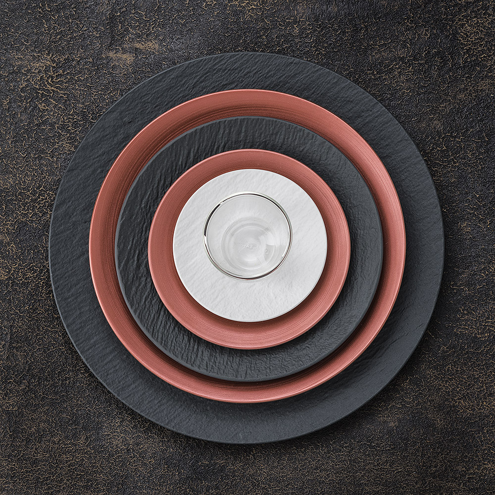 Manufacture Rock Tallrik flat utan bräm 25 cm Svart