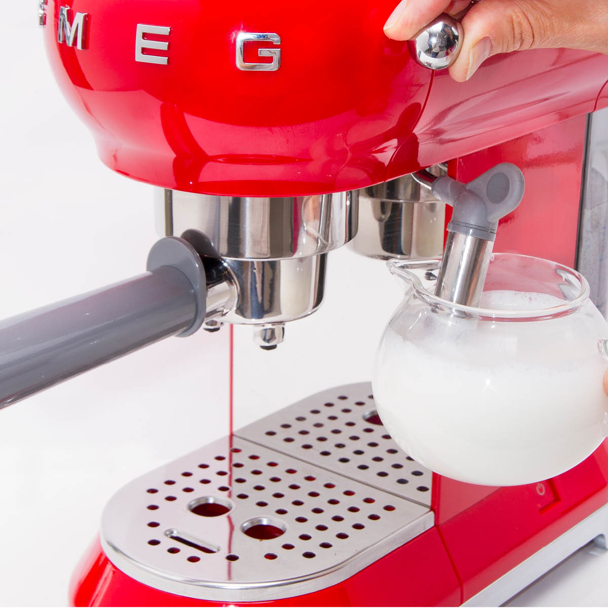 Smeg 50's Style Espressomaskin Röd