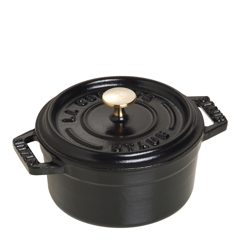 Gryta 0,25 L rund Svart