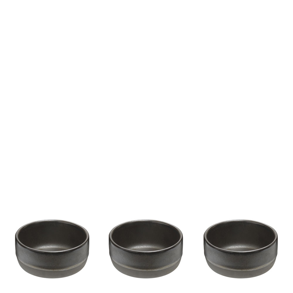 Raw Miniskålar 3-pack Brun Metallic