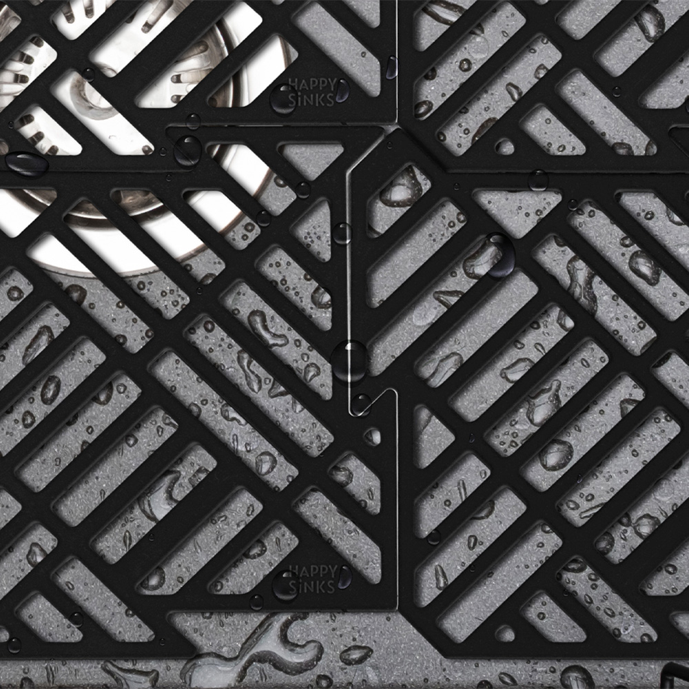 Happy Diskho-skydd Puzzle 4 delar Svart