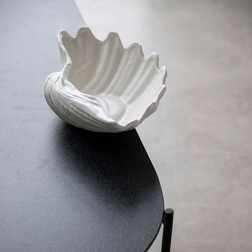 Shell Skål 34x33 cm Vit